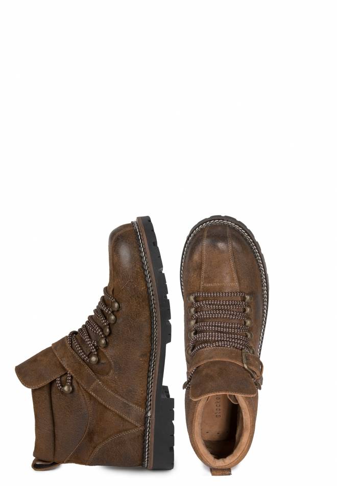 Stockerpoint Trachtenstiefel Tiago hellbraun gespeckt 40 Begrenztes Angebot