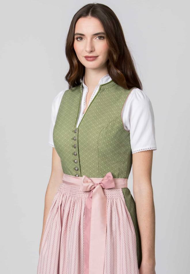 Stockerpoint Dirndl Natalie grün 34 Online Outlet