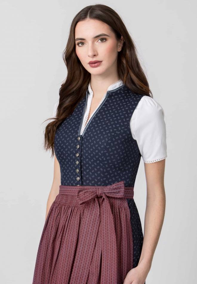 Stockerpoint Dirndl Renata dunkelblau 34 Zeitlich begrenztes Angebot
