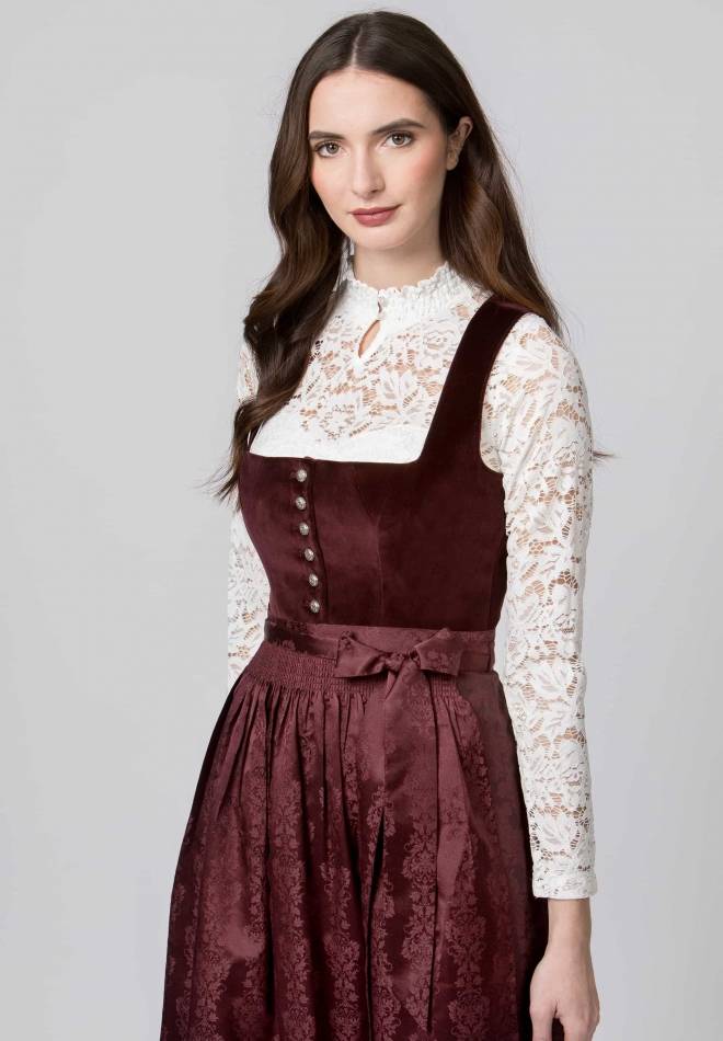 Stockerpoint Dirndl Viktoria bordeaux 32 Kauf eins, bekomm eins gratis