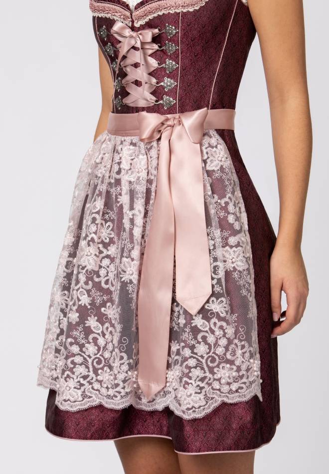 Stockerpoint Dirndl Rosalinde bordeaux 30 Letzte 2 Tage