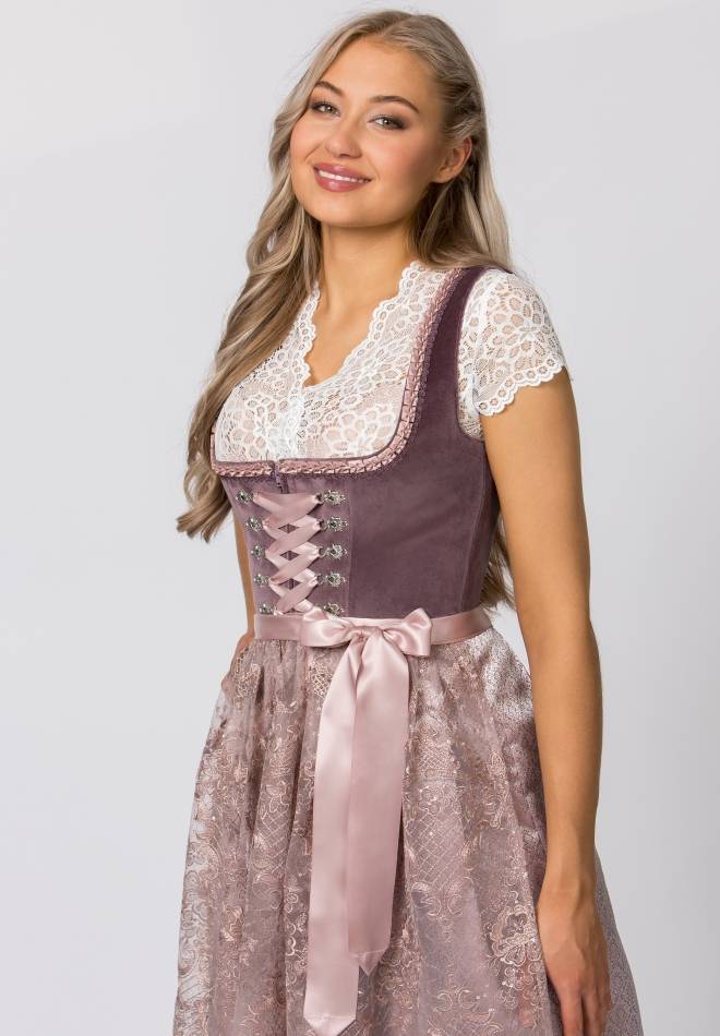 Stockerpoint Dirndl Loredana aubergine 30 Nur für heute