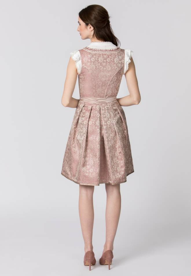 Stockerpoint Dirndl Noelia altrosa 30 Super Rabatt
