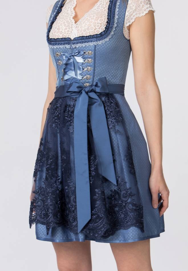 Stockerpoint Dirndl Beliva blau 32 Kostenloser Versand international