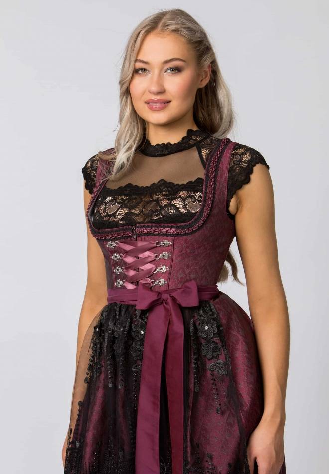 Stockerpoint Dirndl Sanja bordeaux 32 Hotsell