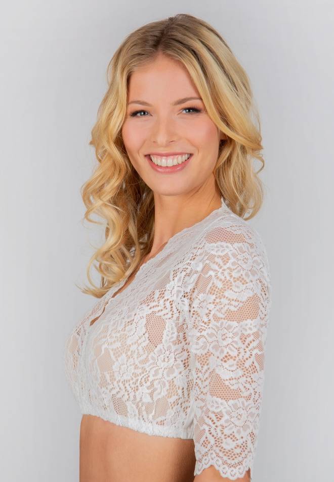 Stockerpoint Bluse Alaya creme 32 Fabrikpreis