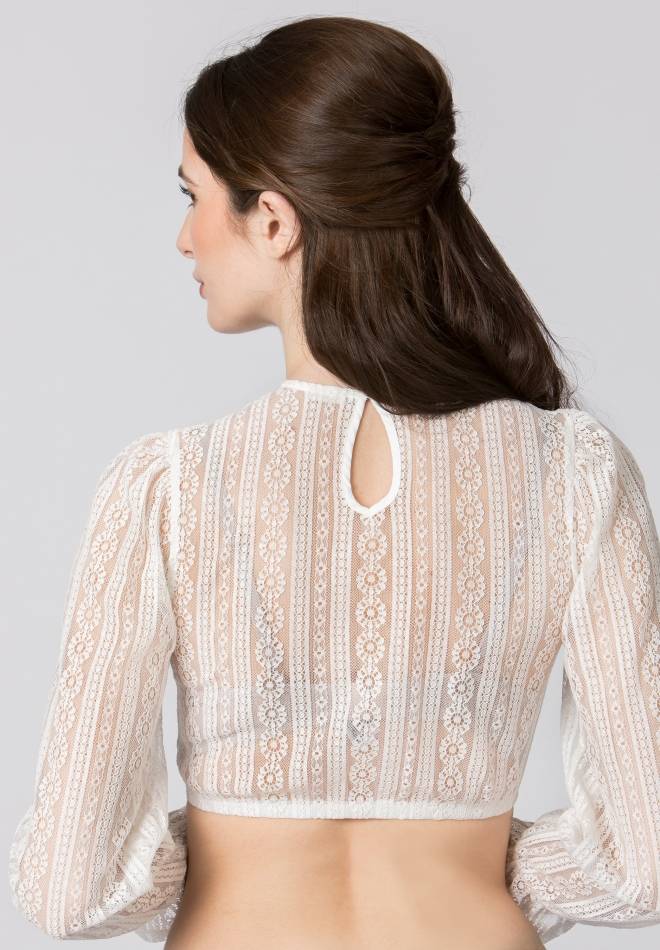 Stockerpoint Dirndlbluse Kalinka creme 34 Große Rabatte