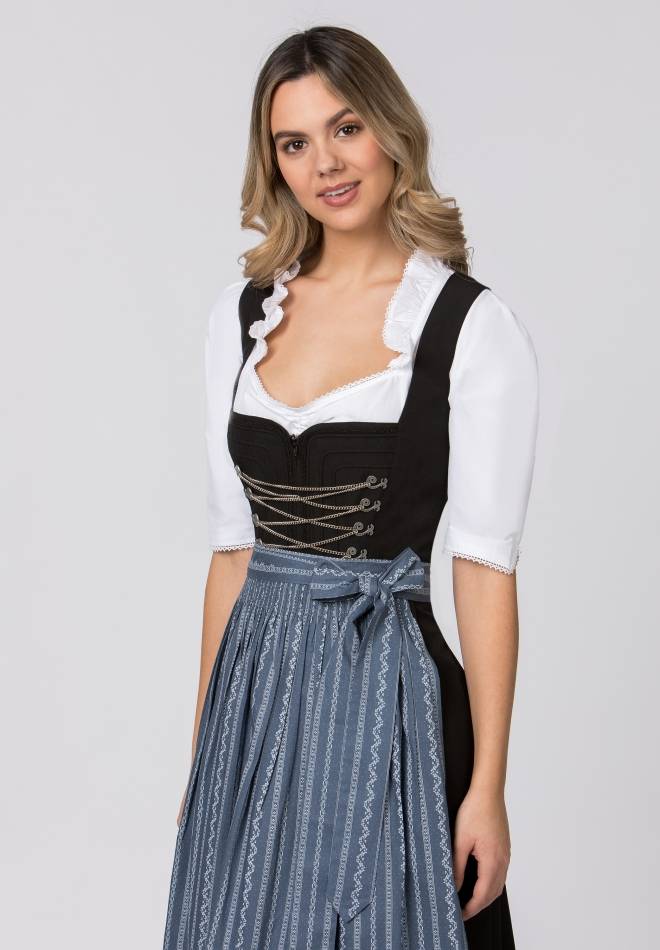 Stockerpoint Schürze Claire rauchblau 1 (34-38) Hotsell
