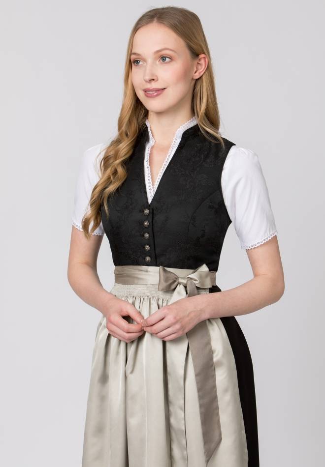 Stockerpoint Schürze Kristin beige 1 (34-38) Schlussverkauf