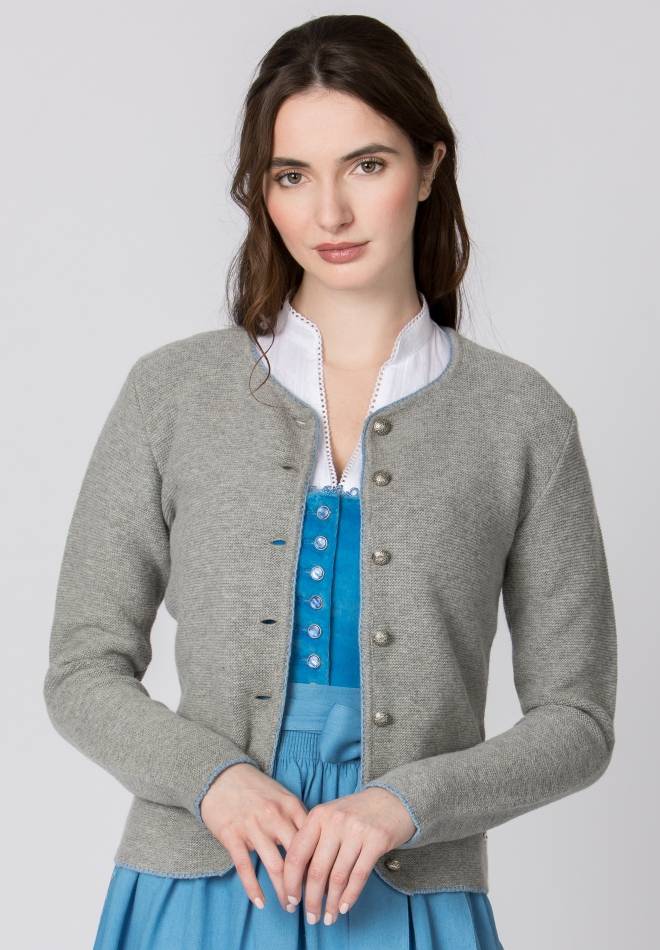 Stockerpoint Jacke Marissa grau-hellblau 34 Saisonschlussverkauf