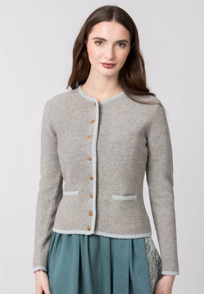 Stockerpoint Jacke Caro grau-hellblau 34 Valentinstagsangebot