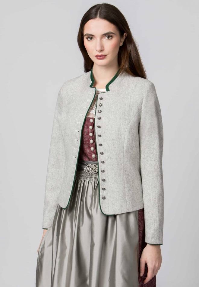 Stockerpoint Jacke Elisabeth hellgrau-grün 36 Exklusive Angebote
