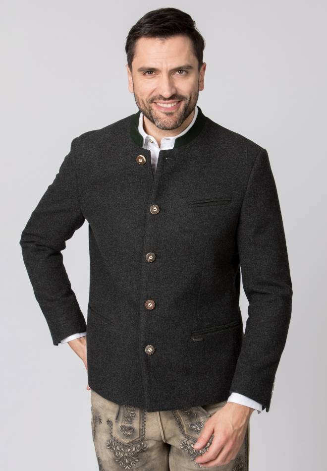 Stockerpoint Jacke Conrad anthrazit-tanne 44 50% Rabatt mit kostenlosem Versand