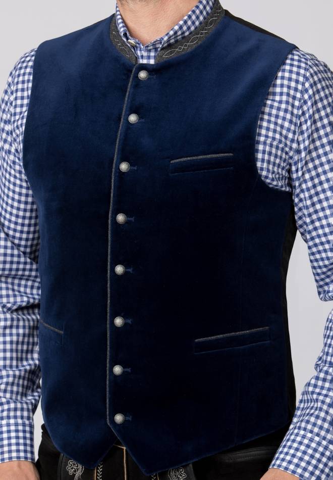 Stockerpoint Weste Lorenzo indigo 52 Versandkostenfrei