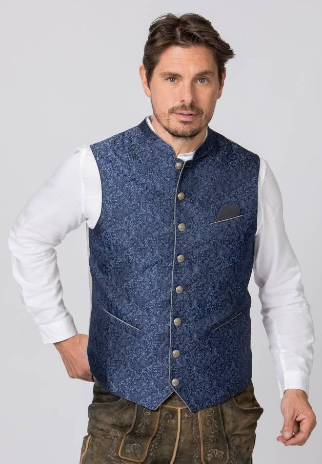 Stockerpoint Weste Edward blau 46 Preisnachlass