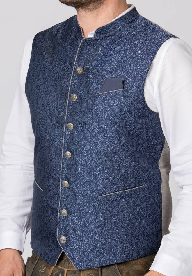 Stockerpoint Weste Edward blau 46 Preisnachlass