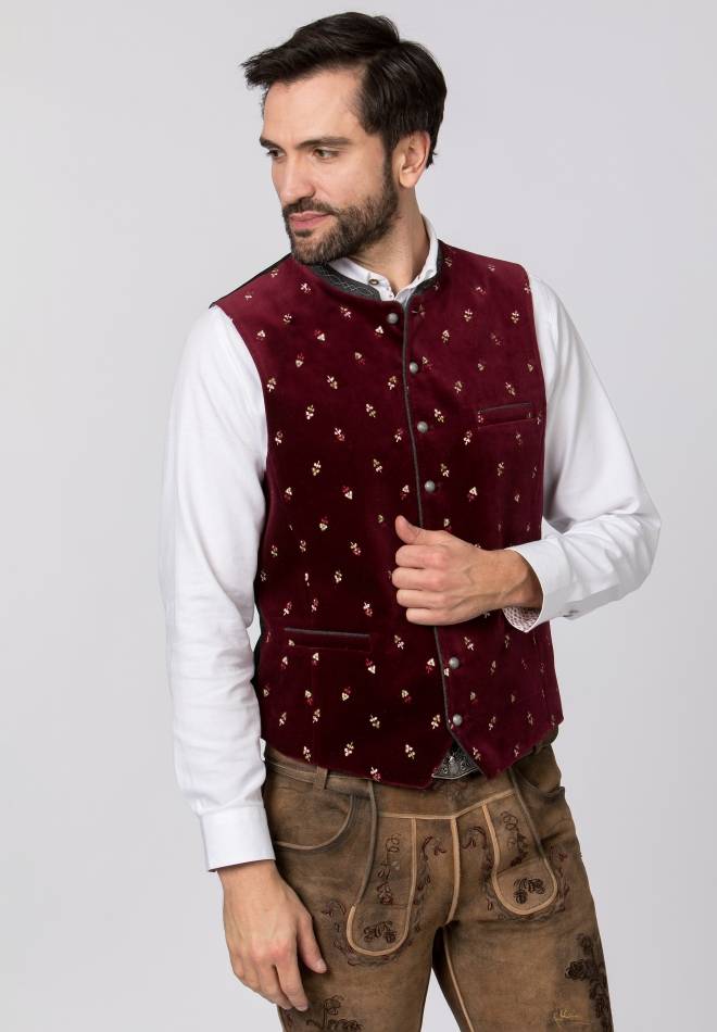 Stockerpoint Weste Vittorio bordeaux 46 Osterangebot