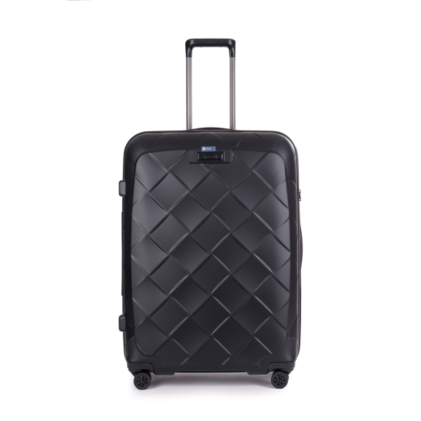 Stratic Leather&More - Hartschalen-Koffer L (bis 76cm), 4 Rollen, TSA Schloss matt black Jubiläumsangebot