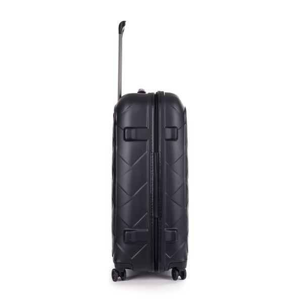 Stratic Leather&More - Hartschalen-Koffer L (bis 76cm), 4 Rollen, TSA Schloss matt black Jubiläumsangebot