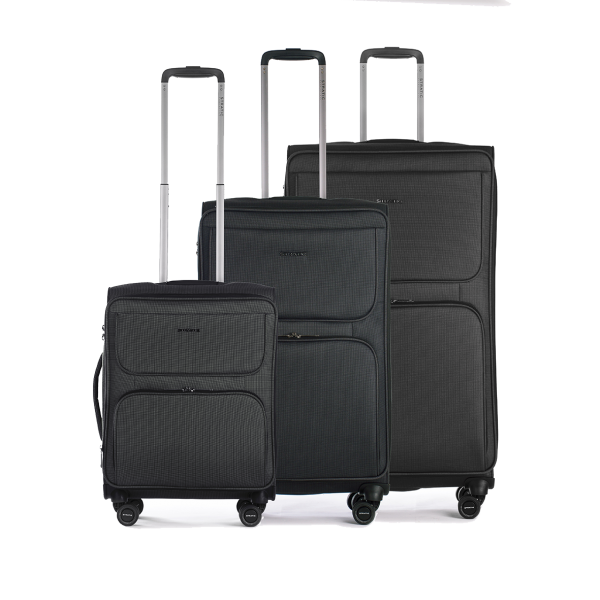 Stratic Bendigo Light + - Koffer-Set 3-teilig (S, M, L) black JETZT KAUFEN