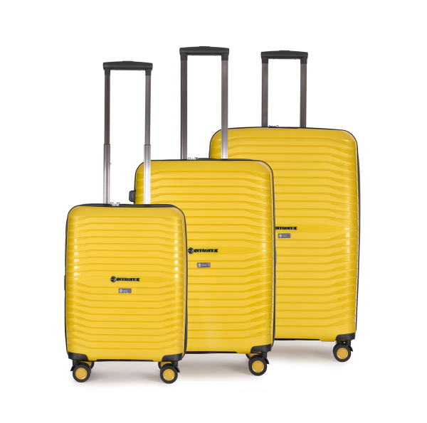 Stratic Bright+ - Koffer-Set 3-teilig (S, M, L) yellow gold Neueste Stile