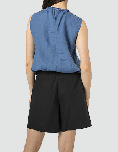 Marc O'Polo Leinenshirt mit elastischem Halsausschnitt Lagerräumung