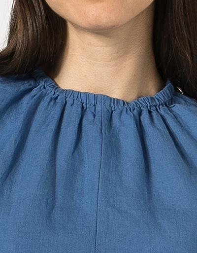 Marc O'Polo Leinenshirt mit elastischem Halsausschnitt Lagerräumung