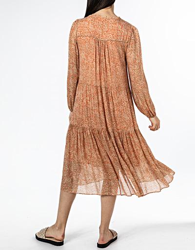 SECOND FEMALE Stufenkleid aus Viskose Zeitlich begrenztes Angebot