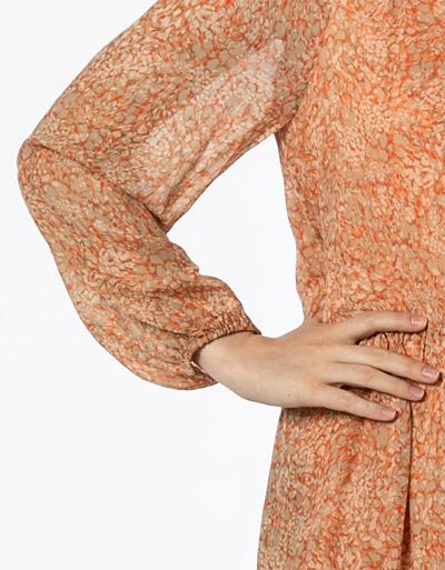 SECOND FEMALE Stufenkleid aus Viskose Zeitlich begrenztes Angebot