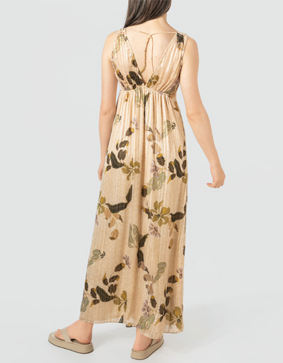 SECOND FEMALE Maxikleid mit Metallic-Garn Bestseller