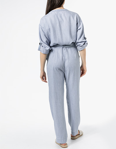 Replay Jumpsuit mit Lyocell und Leinen Kostenlose Rückgabe
