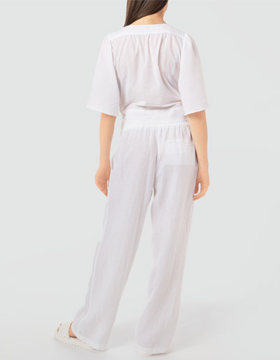 Marc O'Polo Leinenhose mit Elastikbund Fabrikladen
