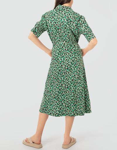 Marc O'Polo Hemdblusenkleid mit abstrakten Print Begrenzt auf 3 Tage