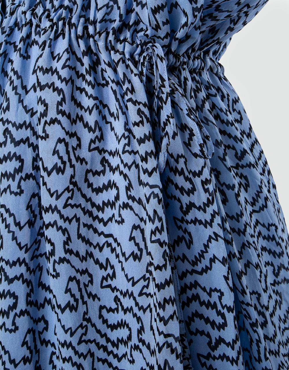 SECOND FEMALE Kleid aus Krepp Qualität Lagerräumung