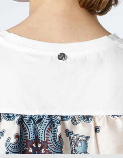 LIU JO Blusenshirt im Material Mix Kostenlose Rückgabe