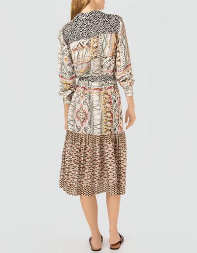 Replay Hemdblusenkleid mit aufregendem Print Bis zu 60% Rabatt