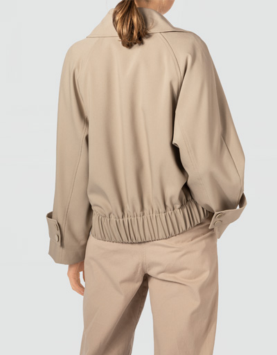 SECOND FEMALE Blouson mit elastischer Saumverarbeitung Schlussverkauf