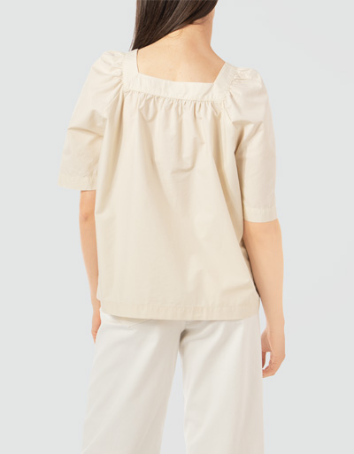 Marc O'Polo Bohemian-Bluse mit eckigem Ausschnitt Exklusive Angebote