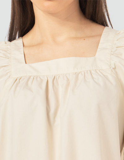 Marc O'Polo Bohemian-Bluse mit eckigem Ausschnitt Exklusive Angebote