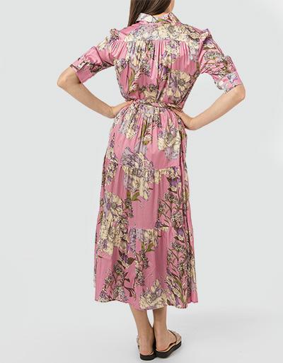 joyce & girls Kleid im Seide-Viskose-Mix Tiefpreis