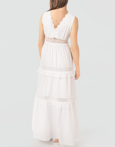 TWIN-SET Stufenkleid in italienischer Größe Letzter Tag