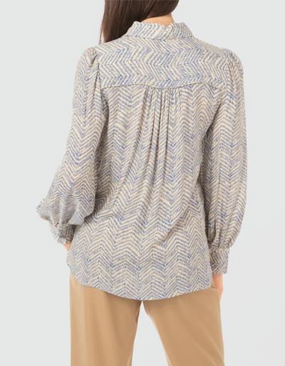 SECOND FEMALE Bluse mit modernem Print 2025