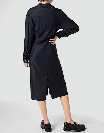SECOND FEMALE Hemdblusenkleid mit Knotenoptik Rabatt