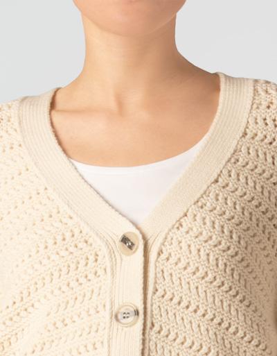 Marc O'Polo Cardigan mit Ajour-Optik Saisonschlussverkauf