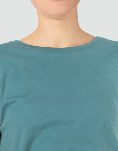 Replay T-Shirt mit Glitzerstein-Kettchen Cyber Monday