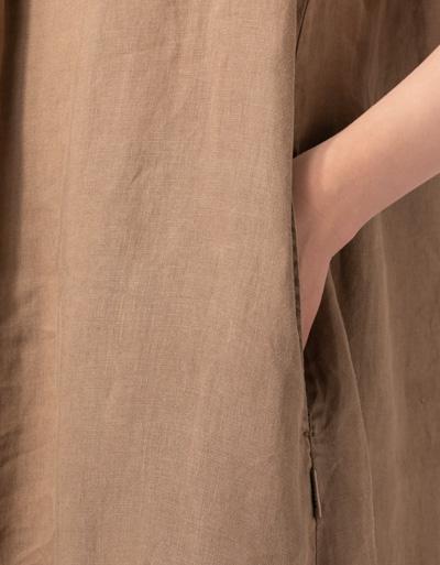 Replay Maxikleid aus reinem Leinen Wochenangebot