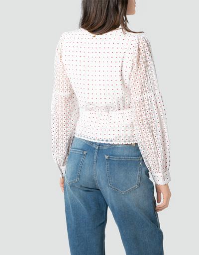 Freebird Wickelbluse im Flower Look Sonderangebot der Fabrik