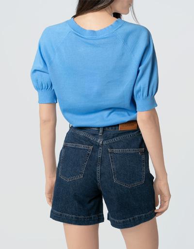 Tommy Hilfiger Kurzarm Pullover aus Bio Baumwolle Vierteljährliche Förderung