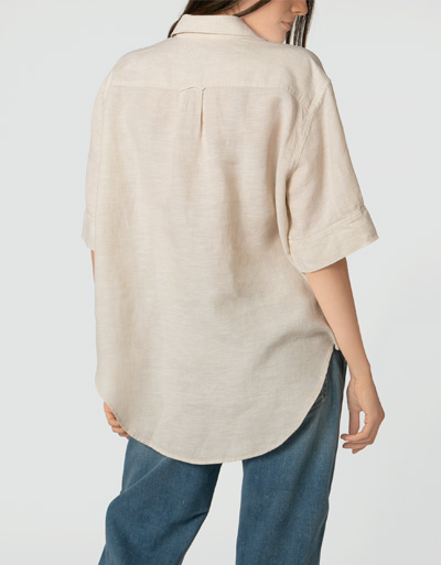Gant Bluse aus reinem Leinen Bis zu 55% Rabatt