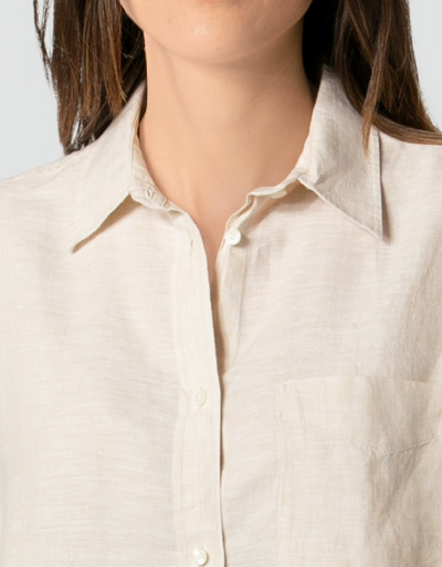 Gant Bluse aus reinem Leinen Bis zu 55% Rabatt